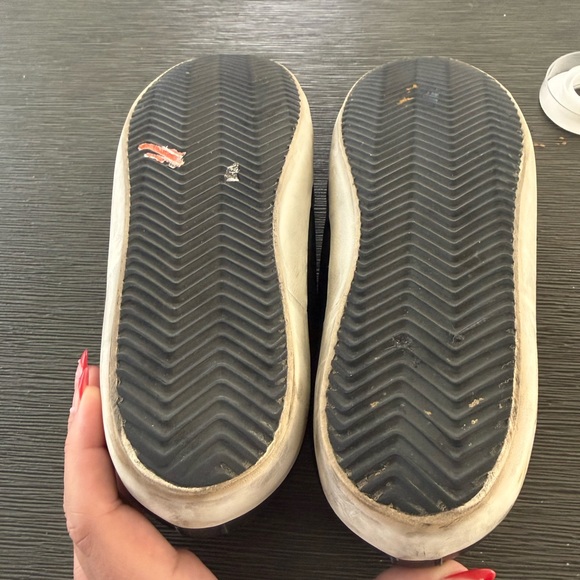 Golden Goose Black and White Sneakers - Picture 8 of 9